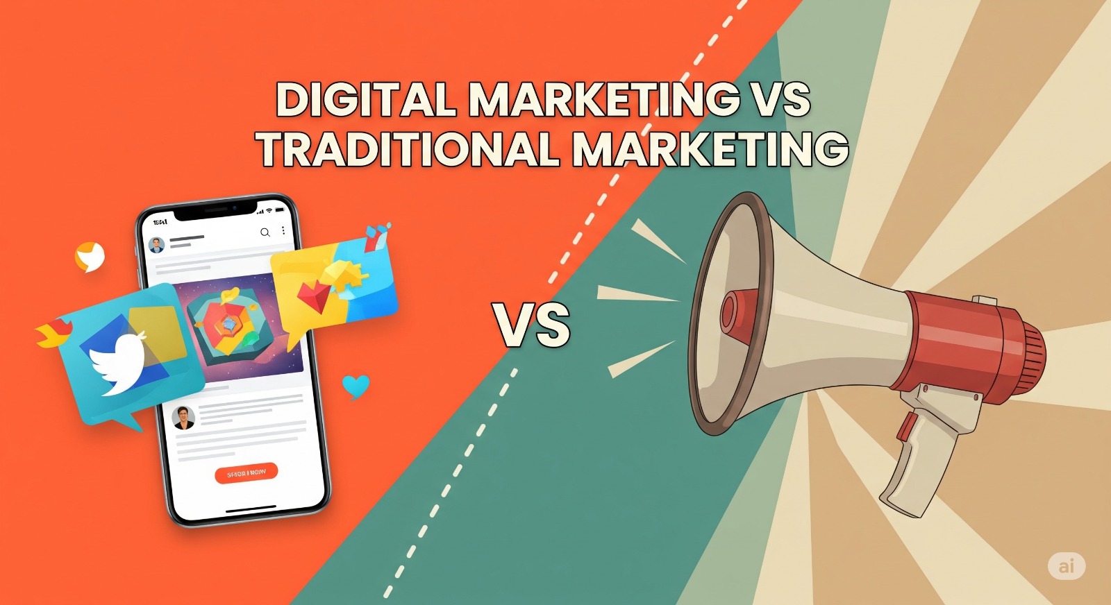 Digital Marketing vs Traditional Marketing