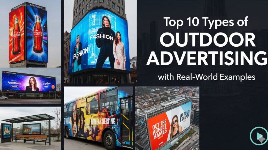 Top 10 Types of Outdoor Advertising with Real-World Examples