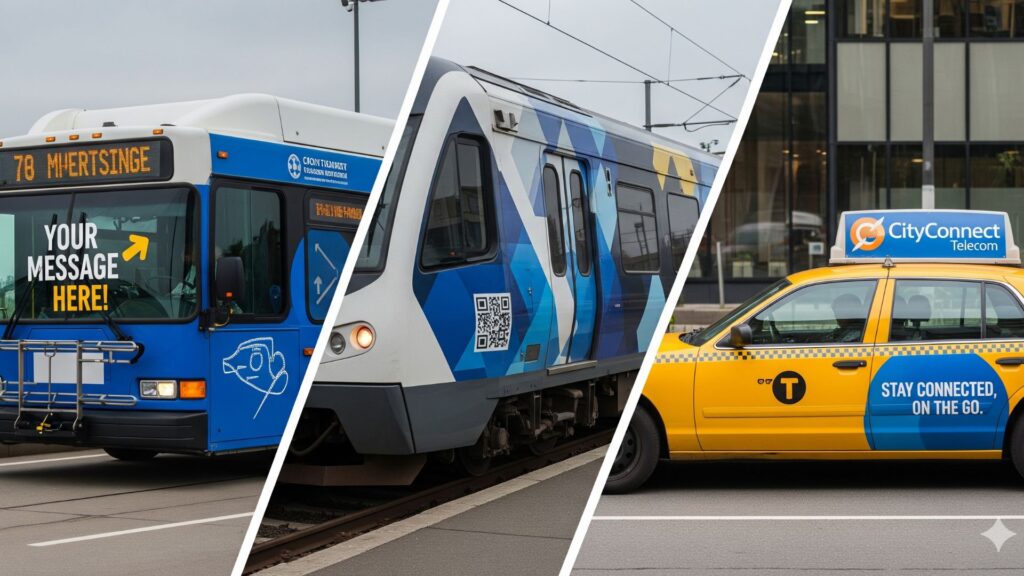 Transit Advertising in 2025 Why Buses, Trains, and Taxis Are Still Marketing Powerhouses