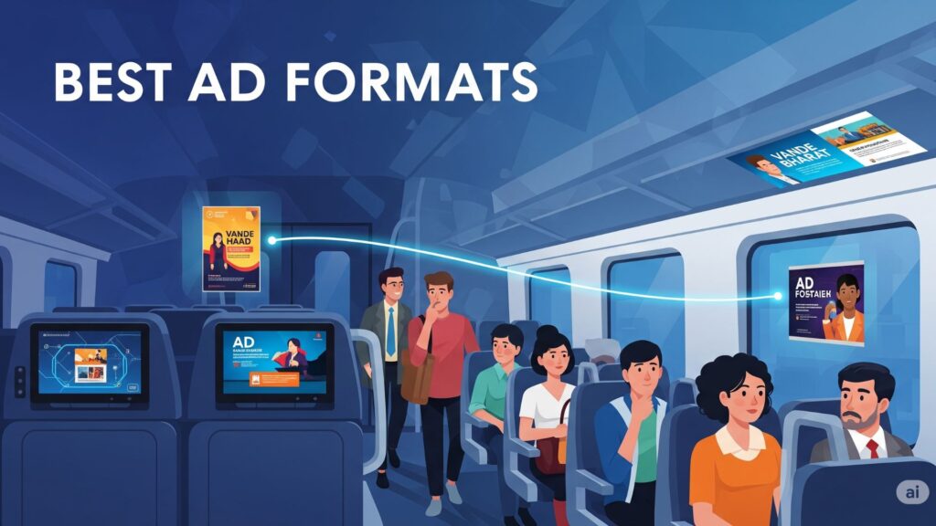Best Ad Formats to Reach the Captive Vande Bharat Audience