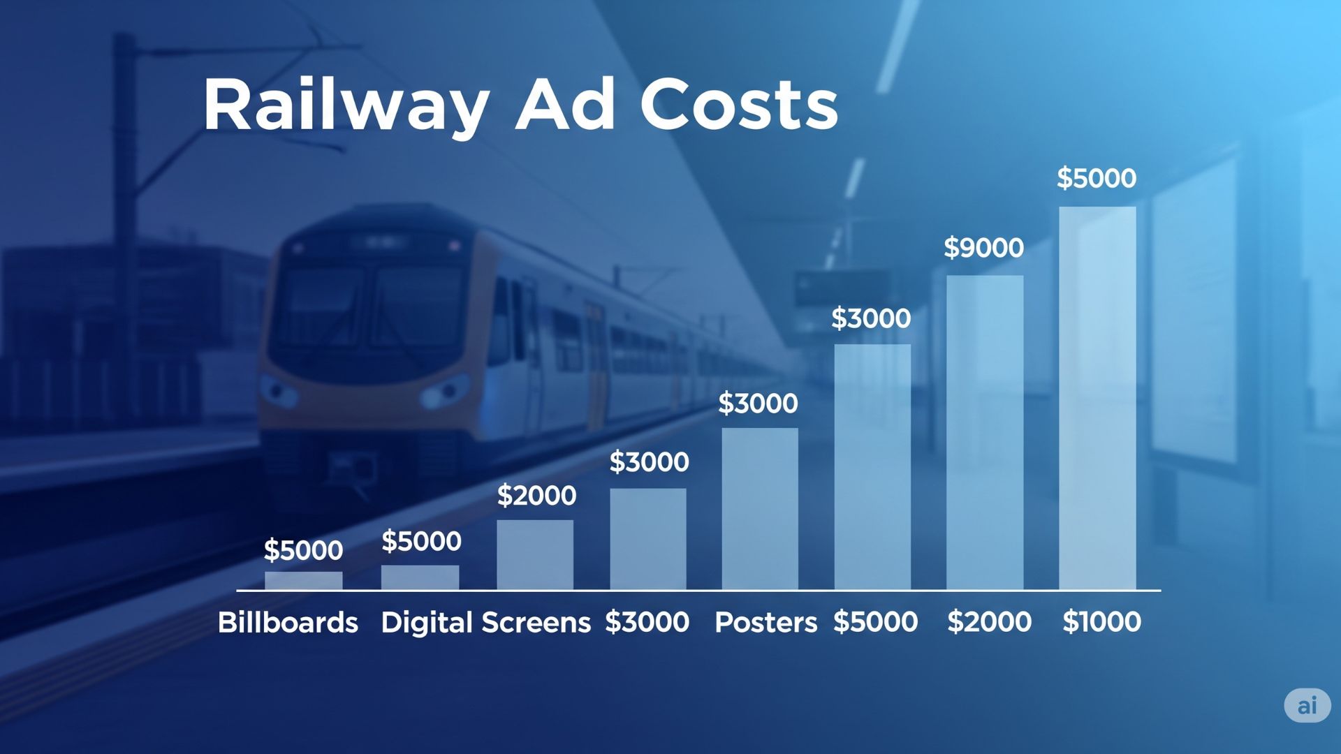 Cost Breakdown of Different Railway Station Ad Formats