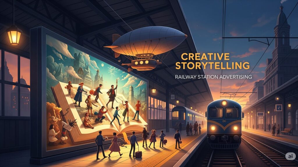 Creative Storytelling Techniques in Railway Station Advertising