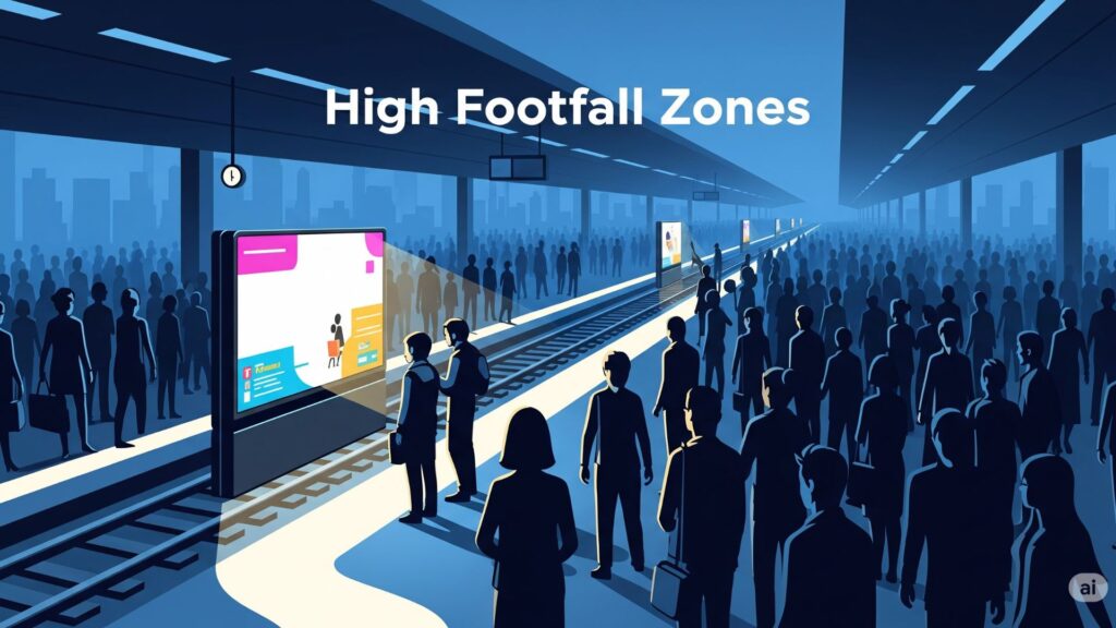 High Footfall Zones Where to Place Ads in Busy Railway Stations for Maximum Impact