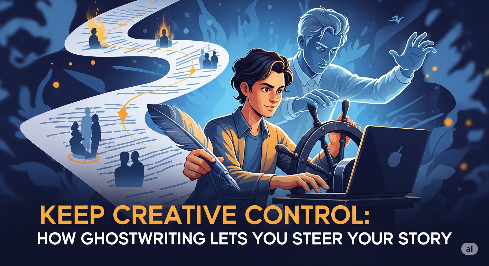 How Ghostwriting Lets You Steer Your Story