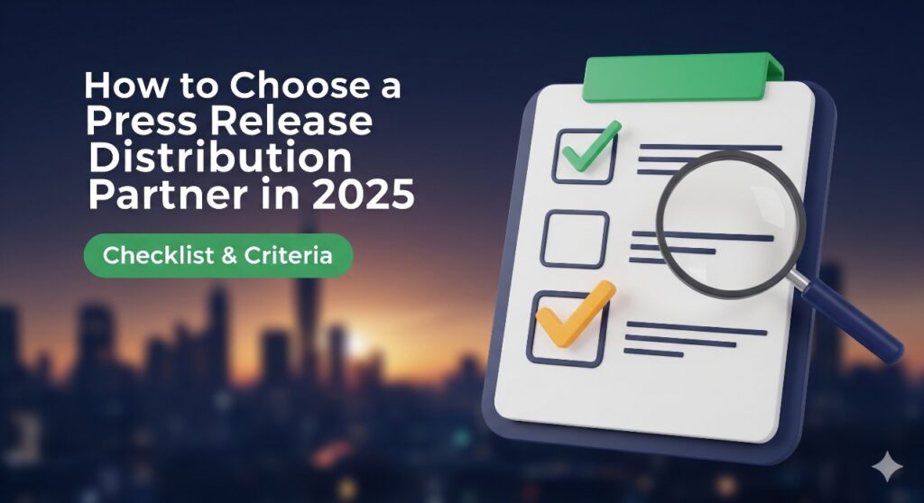 How to Choose a Press Release Distribution Partner in 2025 Checklist & Criteria