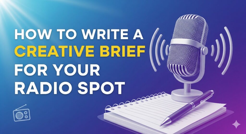 How to Write a Creative Brief for Your Radio Spot