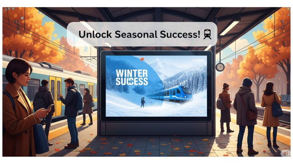 Leveraging Seasonal Campaigns for Effective Railway Station Advertising