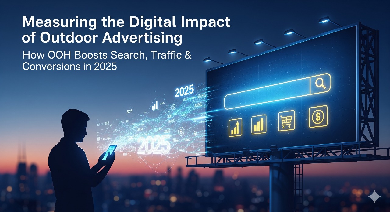 Measuring the Digital Impact of Outdoor Advertising How OOH Boosts Search, Traffic & Conversions in 2025