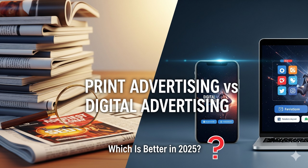 Print Advertising vs Digital Advertising Which Is Better in 2025