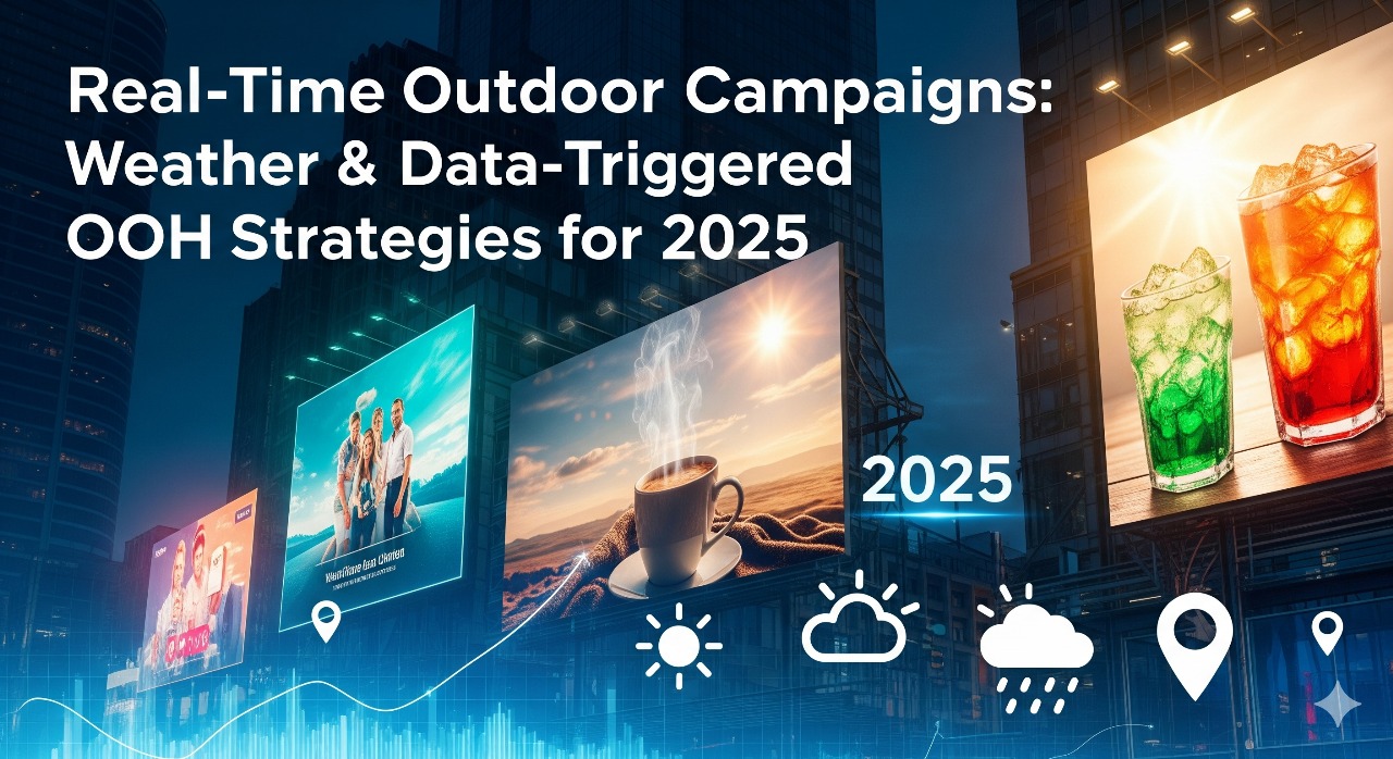 Real-Time Outdoor Campaigns Weather & Data-Triggered OOH Strategies for 2025