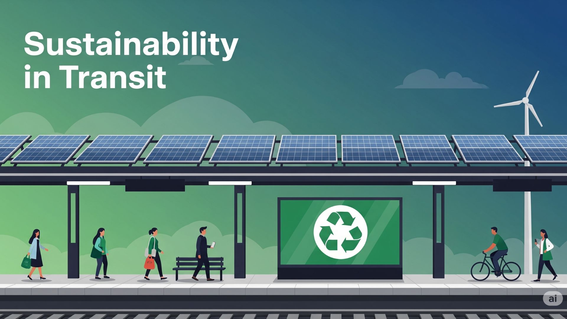 Sustainability in Transit Advertising Green Initiatives at Railway Stations