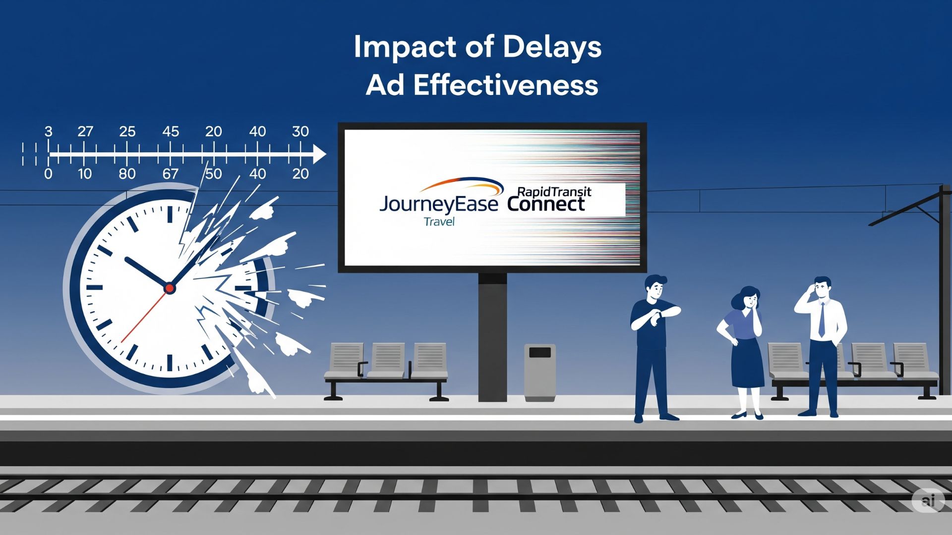 The Impact of Train Delays and Disruptions on Station Advertising Effectiveness