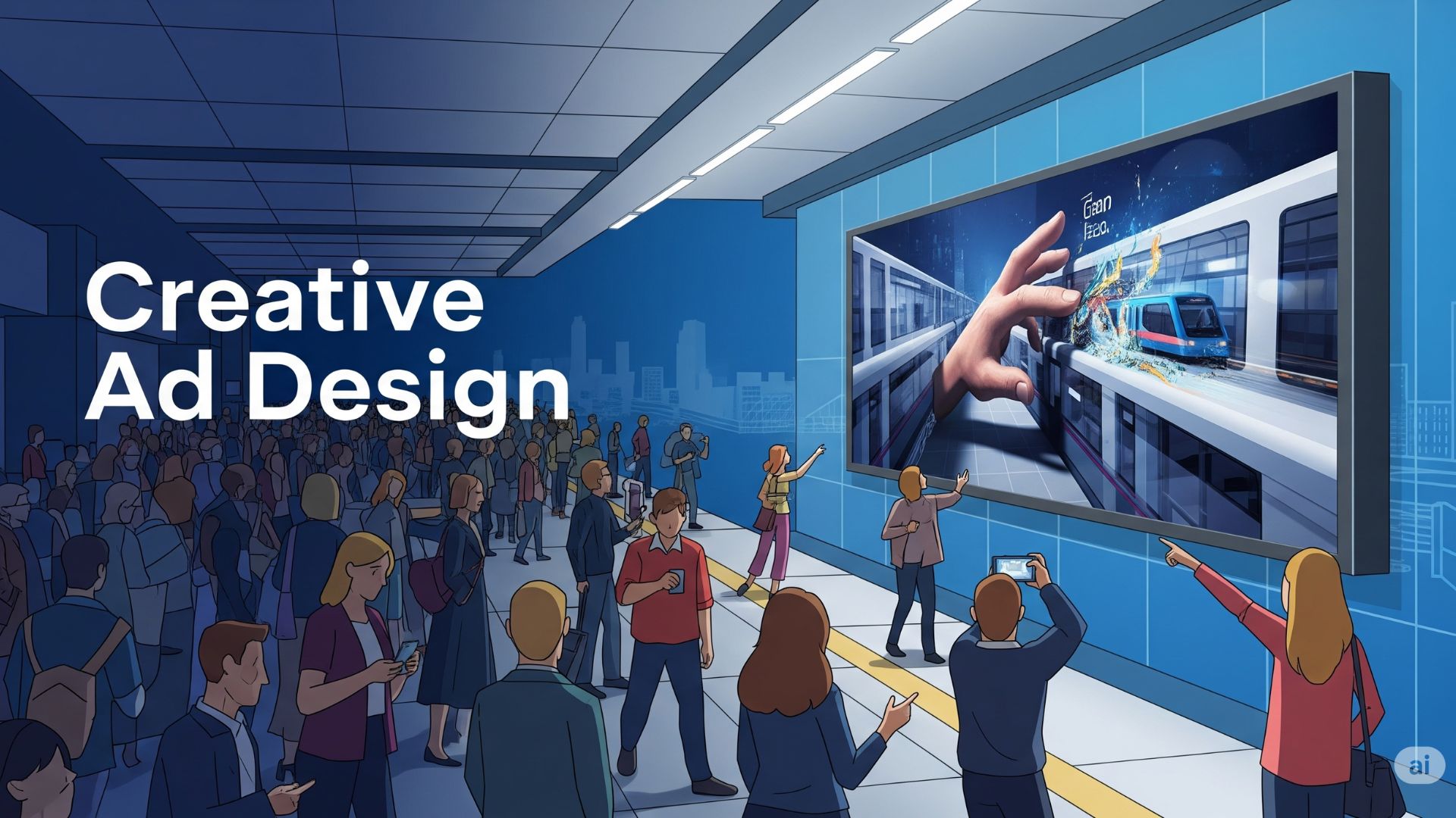 Tips for Creative Ad Design in High-Traffic Train Stations