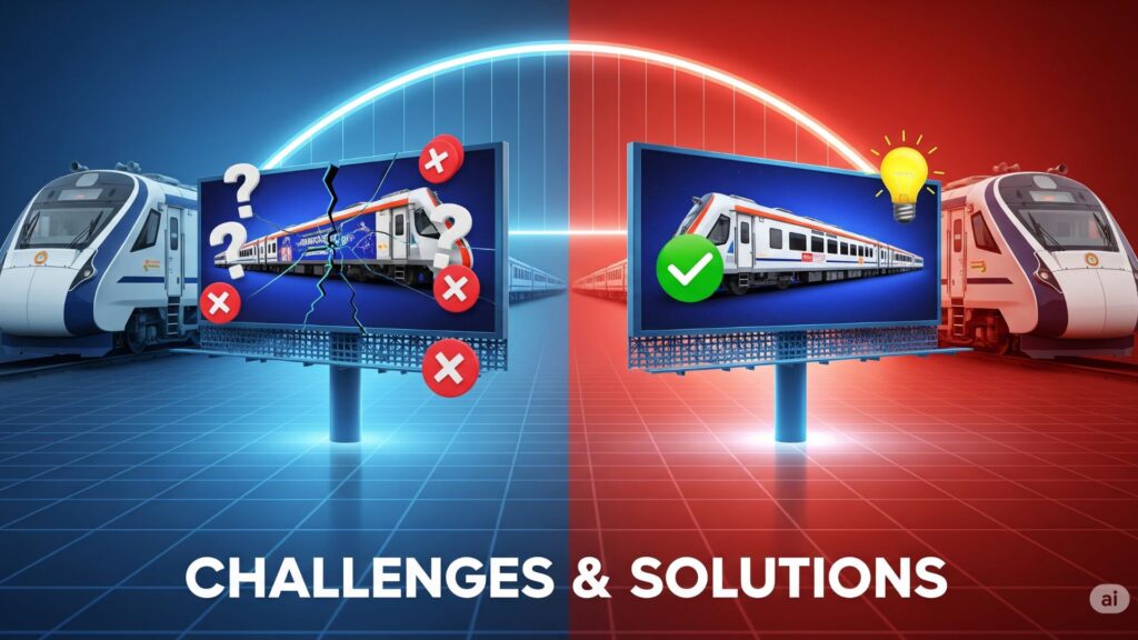 Top Challenges and Solutions in Vande Bharat Train Advertising