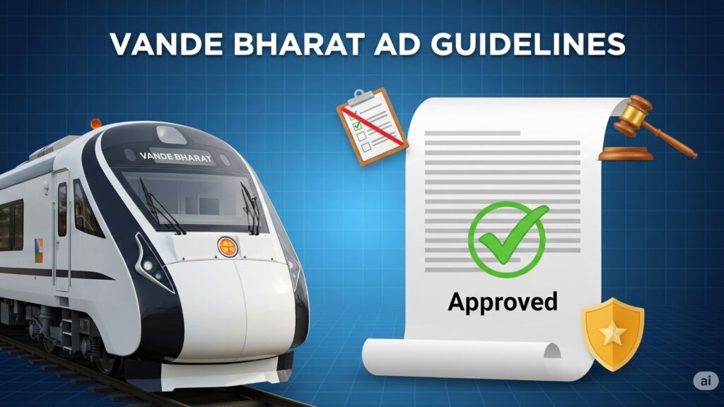 Vande Bharat Advertising Guidelines and Permissions