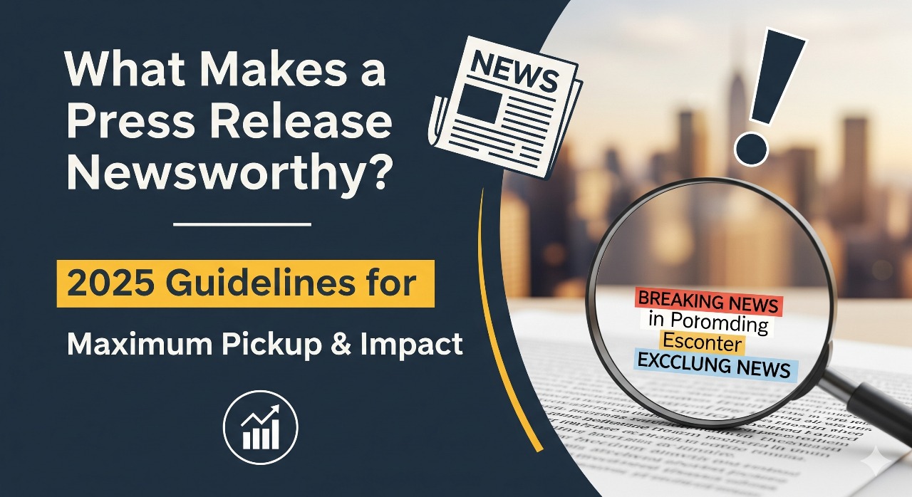 What Makes a Press Release Newsworthy 2025 Guidelines for Maximum Pickup & Impact