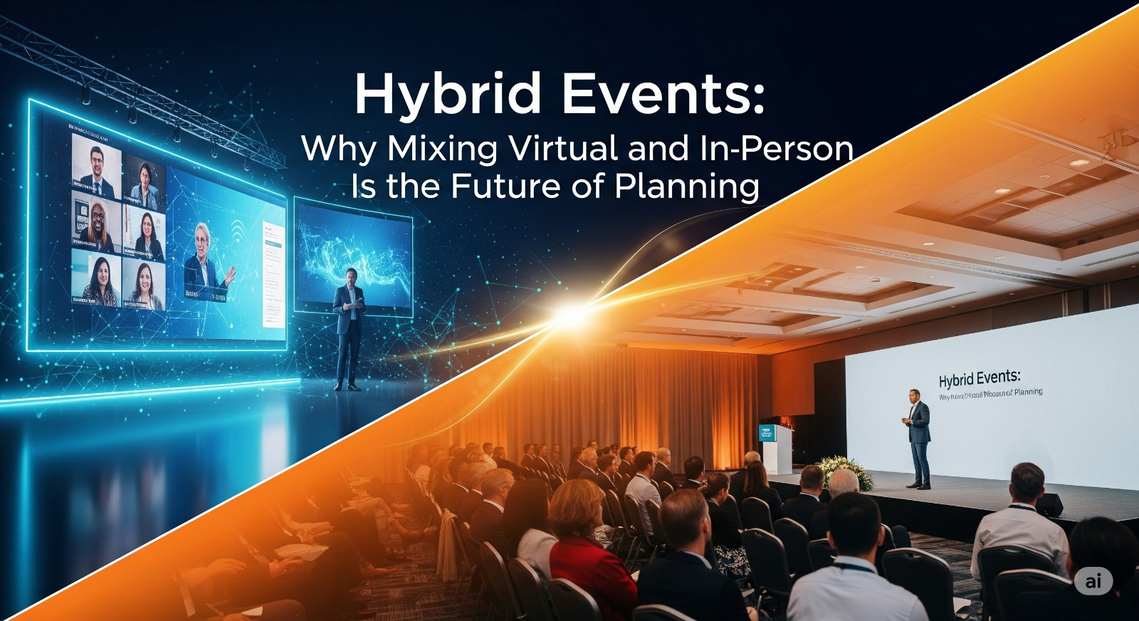 Hybrid Events: Why Mixing Virtual and In-Person Is the Future of Planning