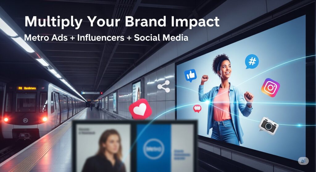Multiply Your Brand Impact: How Metro Ads + Influencers + Social Media Win Big