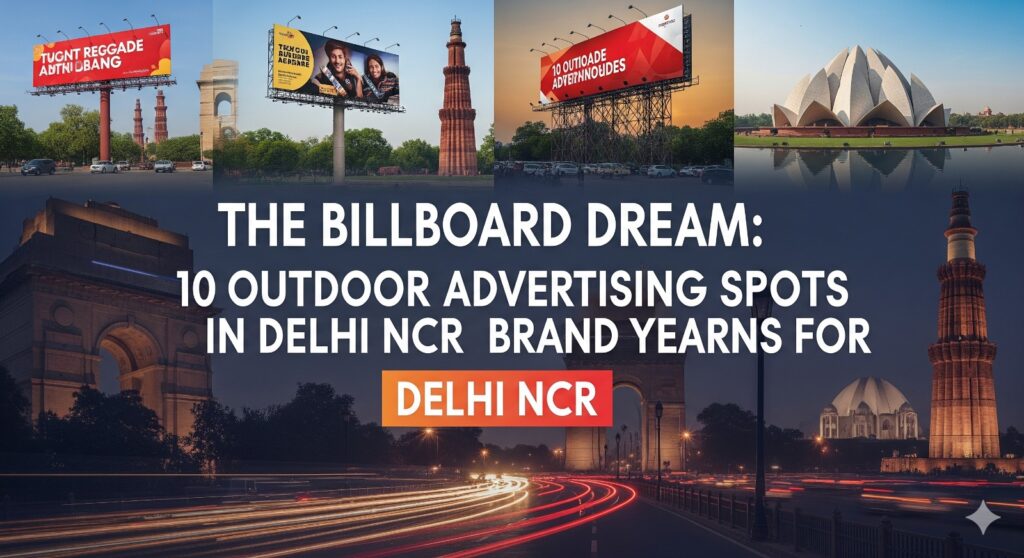 The Billboard Dream: 10 Outdoor Advertising Spots in Delhi NCR Every Brand Yearns For