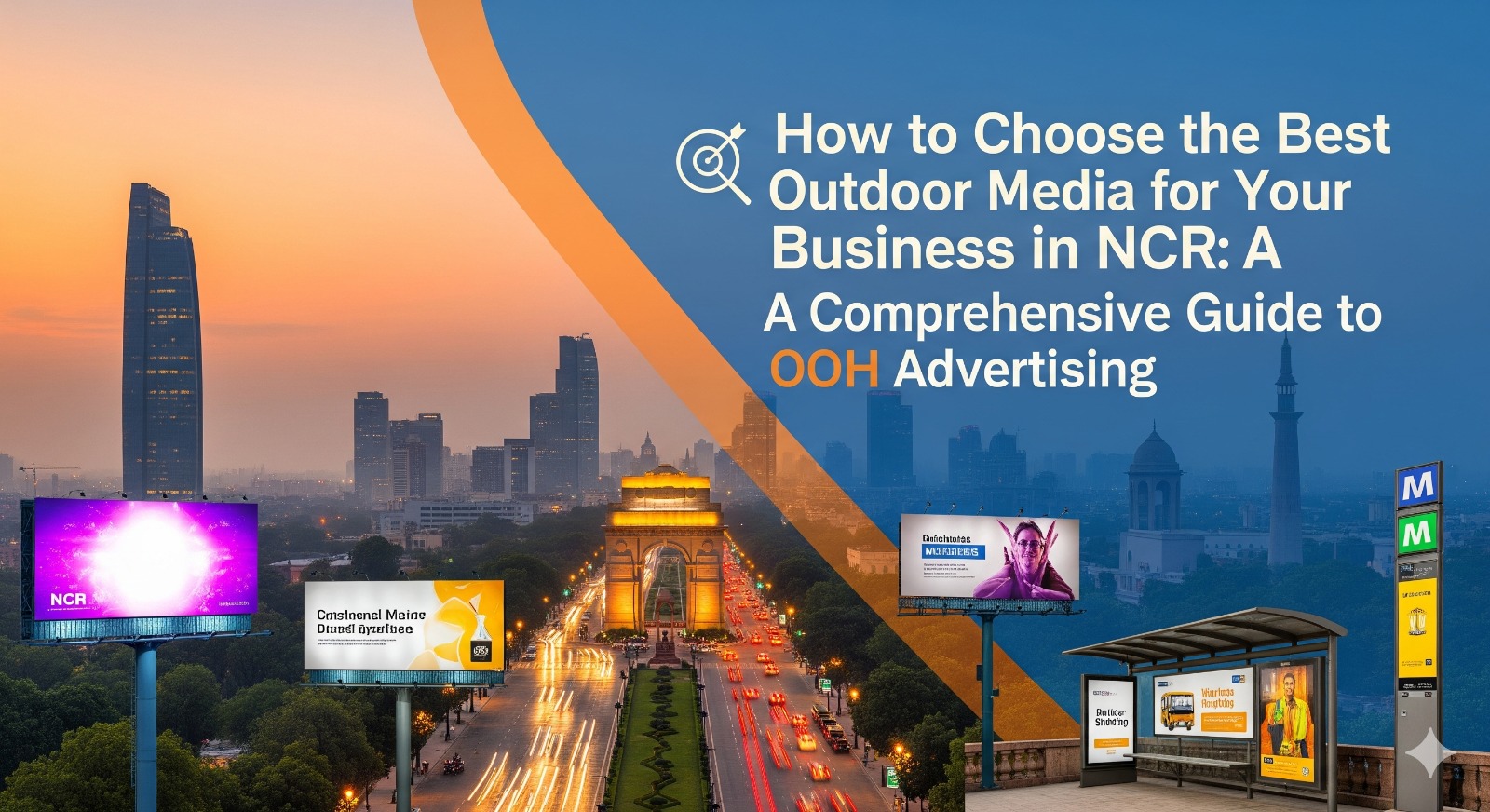 How to Choose the Best Outdoor Media for Your Business in NCR: A Comprehensive Guide to OOH Advertising