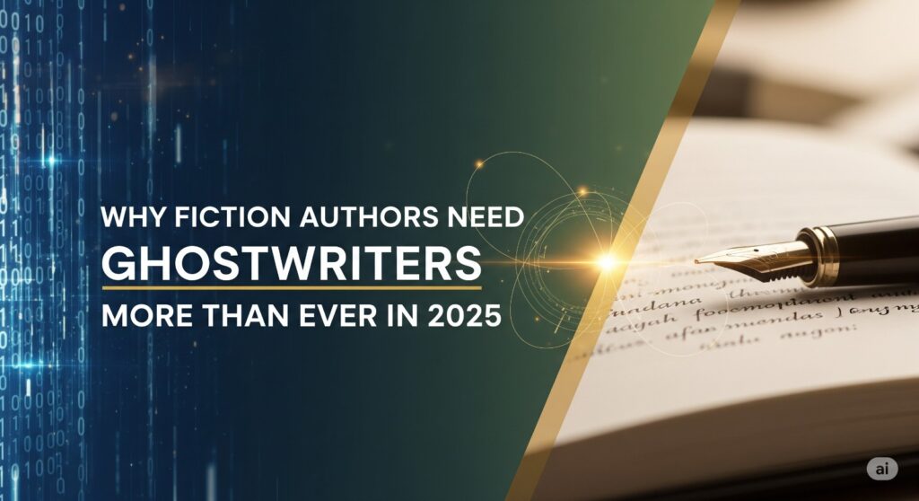 Why Fiction Authors Need Ghostwriters