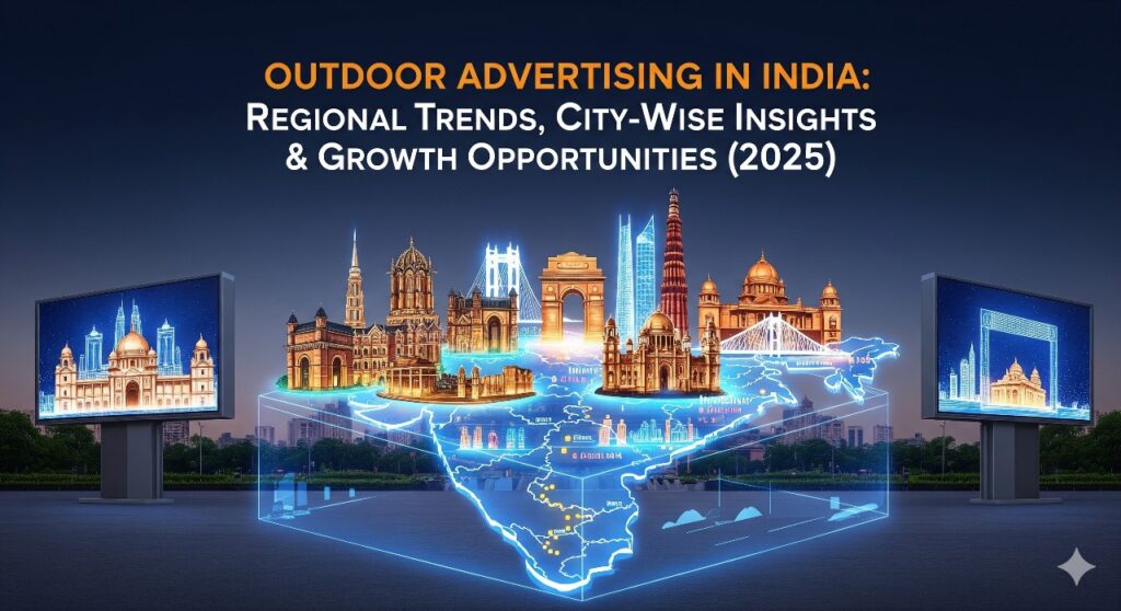 🇮🇳 Outdoor Advertising in India Regional Trends, City-Wise Insights & Growth Opportunities (2025)