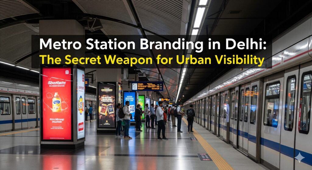 Metro Station Branding in Delhi: The Secret Weapon for Urban Visibility