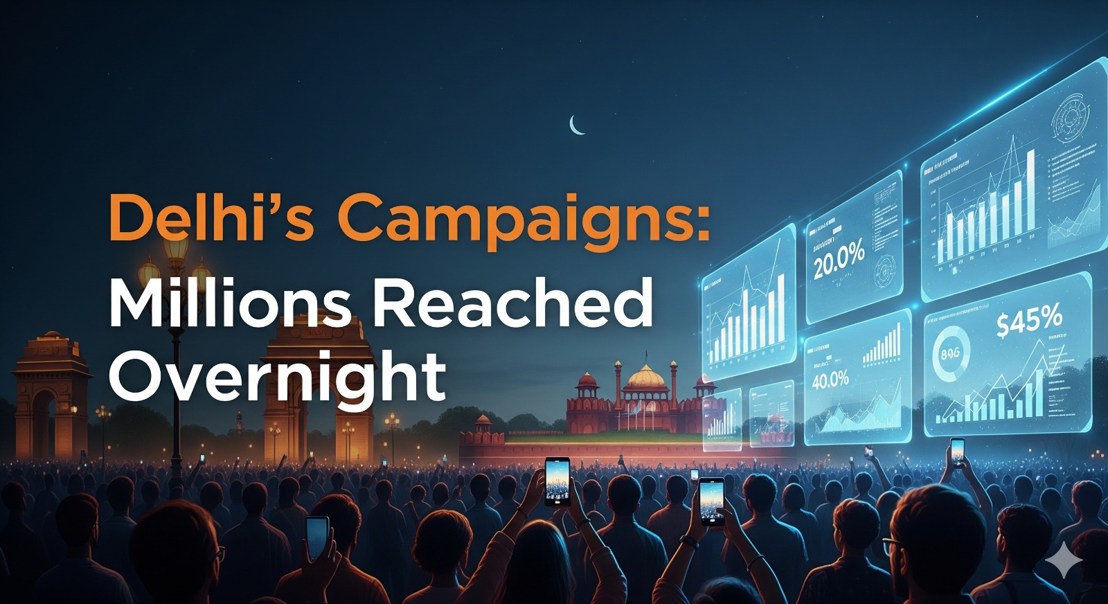 How Government Campaigns in Delhi Reach Millions Overnight?