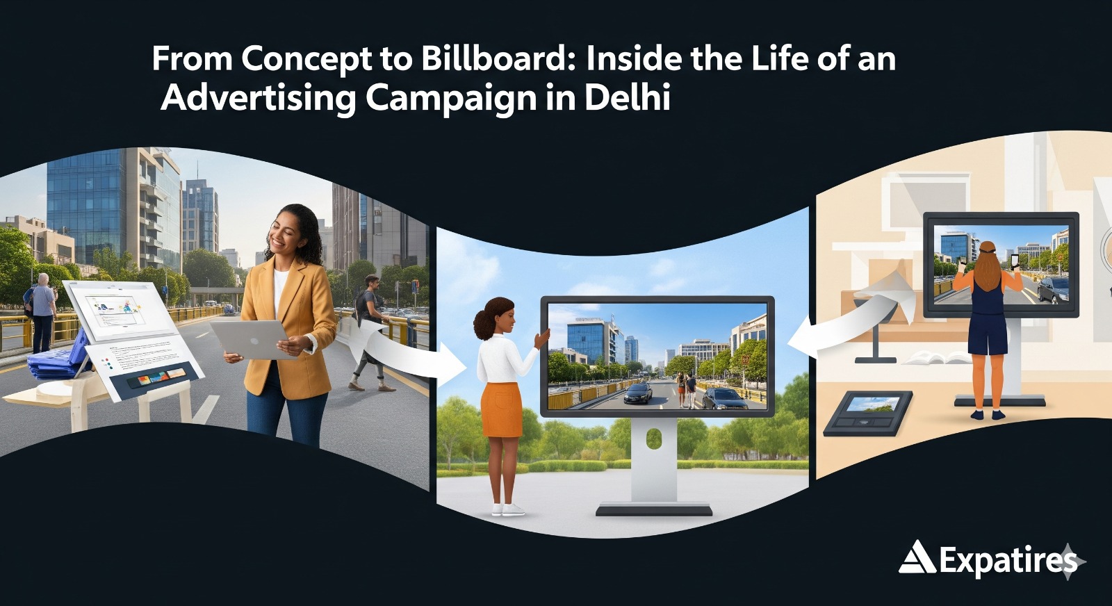 From Concept to Billboard: Inside the Life of an Advertising Campaign in Delhi